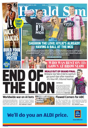 Cover of Herald Sun