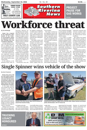 Cover of Southern Riverina news