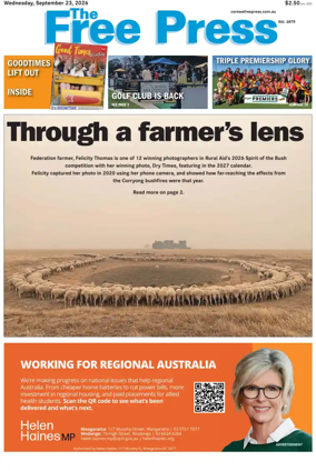 Cover of The Free Press (Corowa)