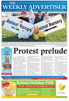 Cover of The Weekly Advertiser Horsham