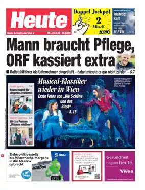 Cover of Heute - Wien Ausgabe
