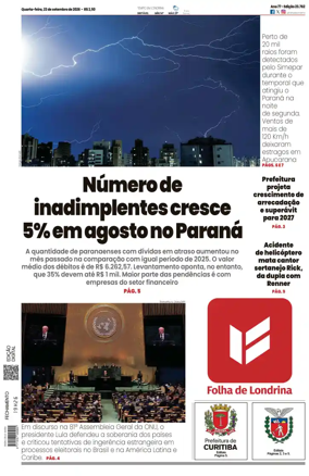Cover of Folha de Londrina