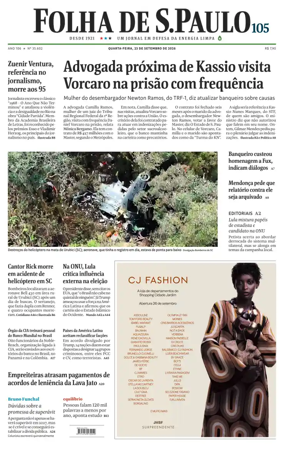 Cover of Folha de S.Paulo