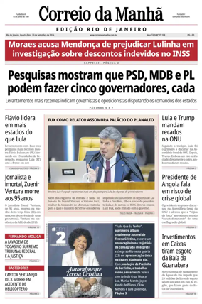 Cover of Jornal Correio da Manha