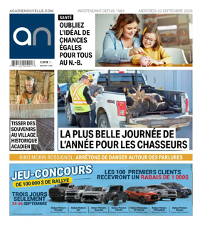 Cover of Acadie Nouvelle