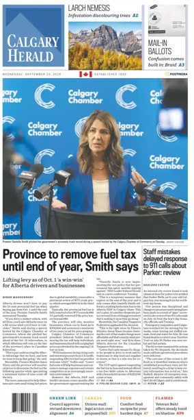 Cover of Calgary Herald