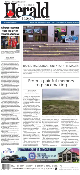 Cover of Lethbridge Herald