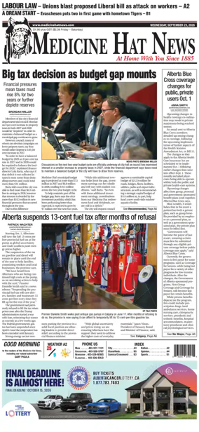 Cover of Medicine Hat News