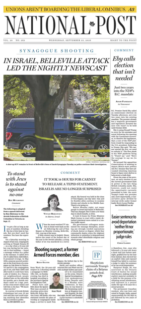 Cover of National Post - (National Edition)