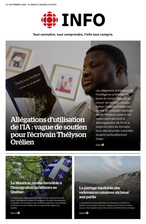 Cover of Radio-Canada Info