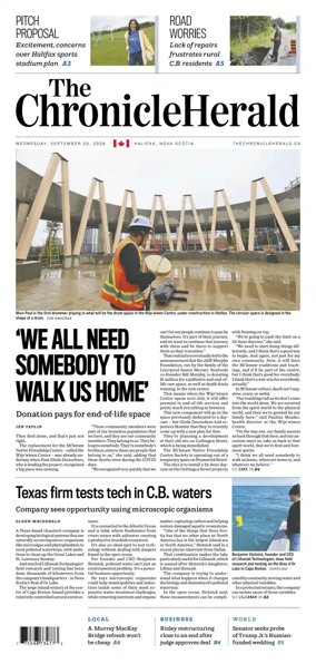Cover of The Chronicle Herald (Metro)