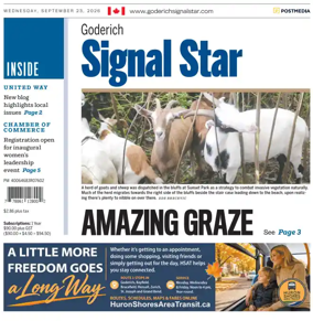 Cover of The Goderich Signal-Star