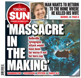 Cover of Toronto Sun