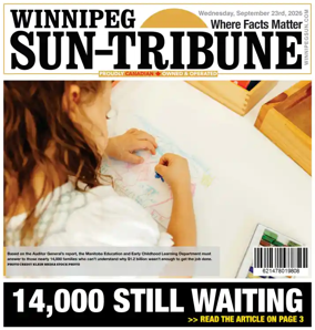 Cover of Winnipeg Sun