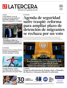 Cover of La Tercera