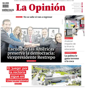 Cover of La Opinion