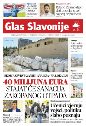 Cover of Glas Slavonije