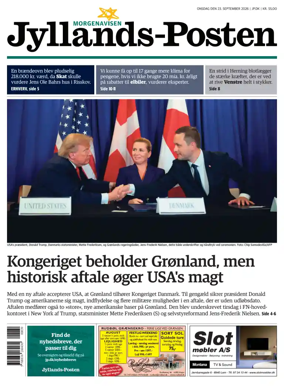Cover of Jyllands-Posten