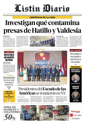 Cover of Listin Diario