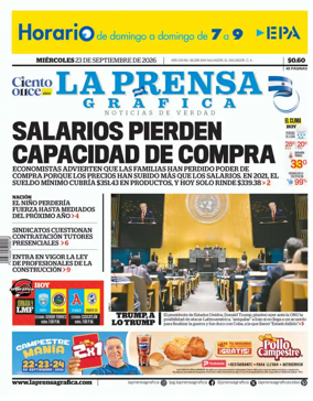 Cover of La Prensa Grafica