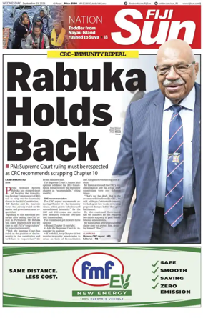Cover of Fiji Sun