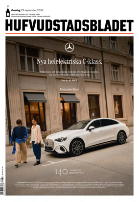 Cover of Hufvudstadsbladet