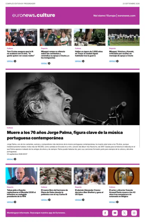 Cover of Euronews Culture and Sport (Spanish) Compiled Edition