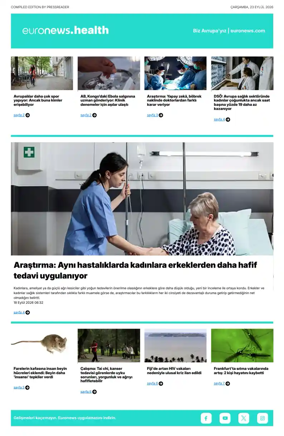 Cover of Euronews Health (Turkish) Compiled Edition