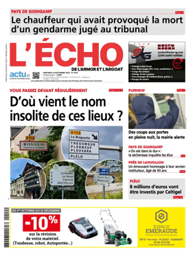 Cover of L'Echo de l'Armor et de l'Argoat