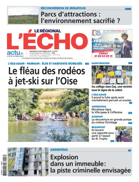 Cover of L'Echo le Regional