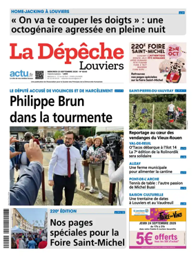 Cover of La Depeche Louviers