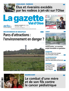 Cover of La Gazette Val d'Oise