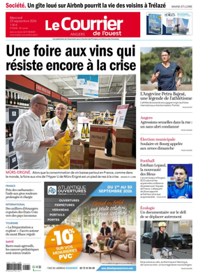 Cover of Le Courrier de l’Ouest (Angers)