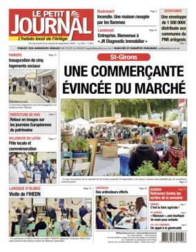 Cover of Le Petit Journal - L'hebdo local de l'Ariege
