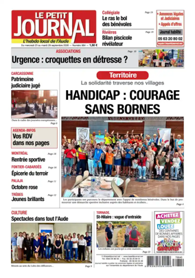 Cover of Le Petit Journal - L'hebdo local de l'Aude
