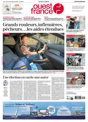 Cover of Ouest France (Chateaubriant)