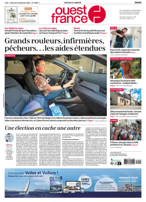 Cover of Ouest France (Dinan)