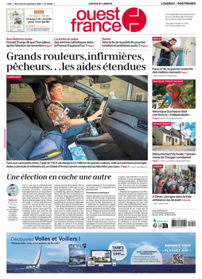 Cover of Ouest France (Loudeac / Rostrenen)