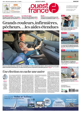 Cover of Ouest France (Manche)