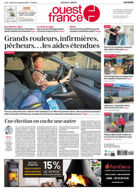 Cover of Ouest France (Mayenne)