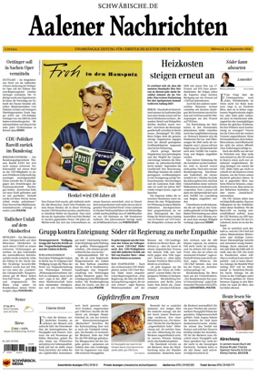 Cover of Aalener Nachrichten