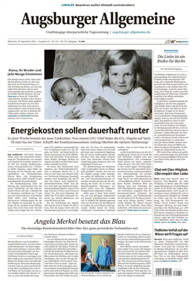 Cover of Augsburger Allgemeine (Ausgabe Stadt)