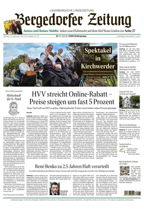 Cover of Bergedorfer Zeitung