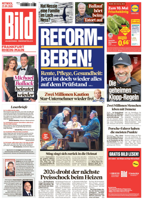 Cover of BILD Frankfurt