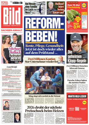 Cover of BILD Sachsen-Anhalt