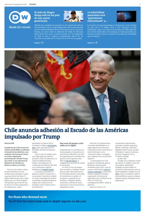 Cover of Deutsche Welle (Spanish edition)