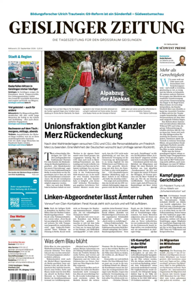 Cover of Geislinger Zeitung