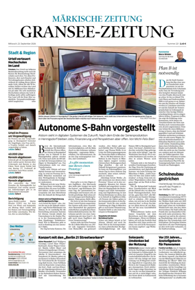 Cover of Gransee-Zeitung
