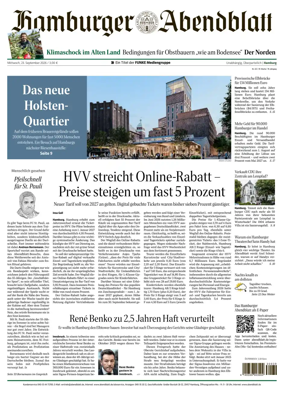 Cover of Hamburger Abendblatt (Hamburg)