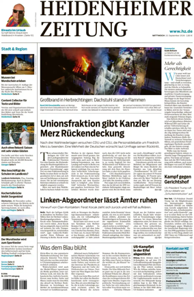 Cover of Heidenheimer Zeitung